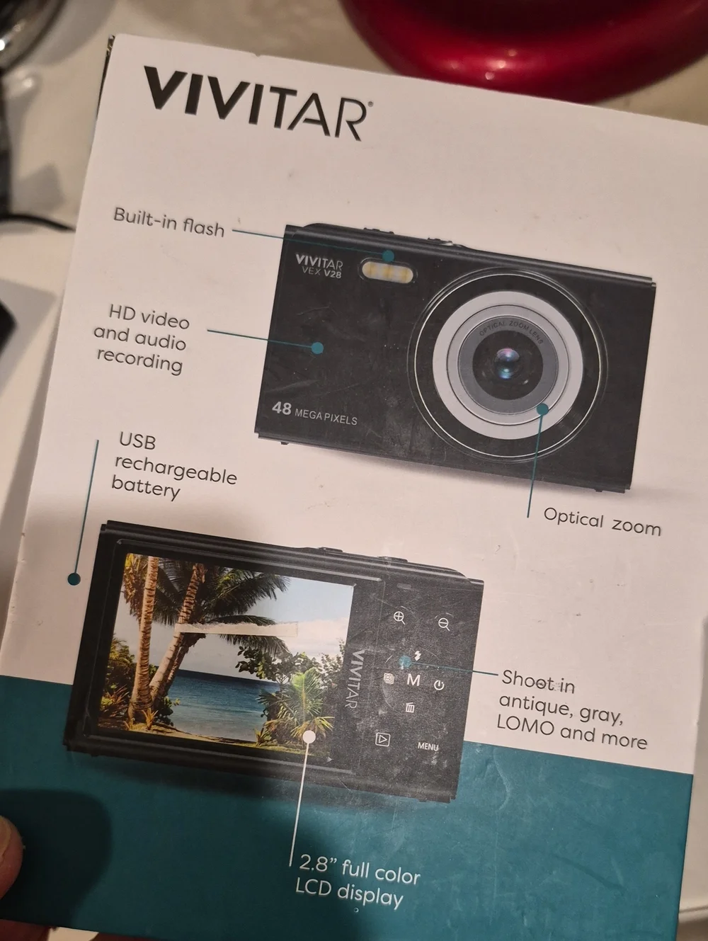 Vivitar Vexv28 Optical Zoom Digital Camera